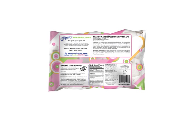 Back of Package - Elyon Marshmallows