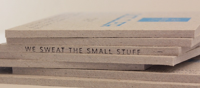 Miller Creative Business Card - Rubber Stamp Detail