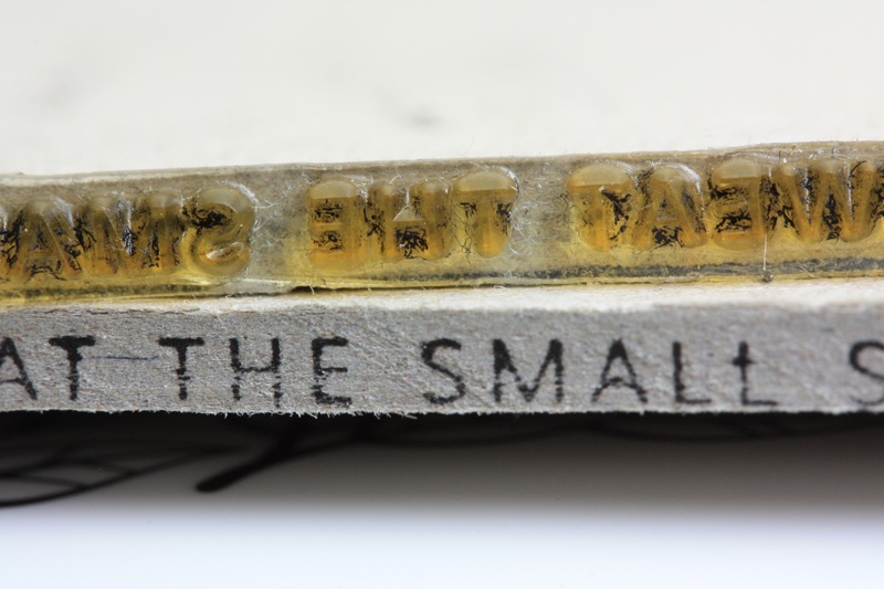 Miller Creative Business Card - Rubber Stamp Detail