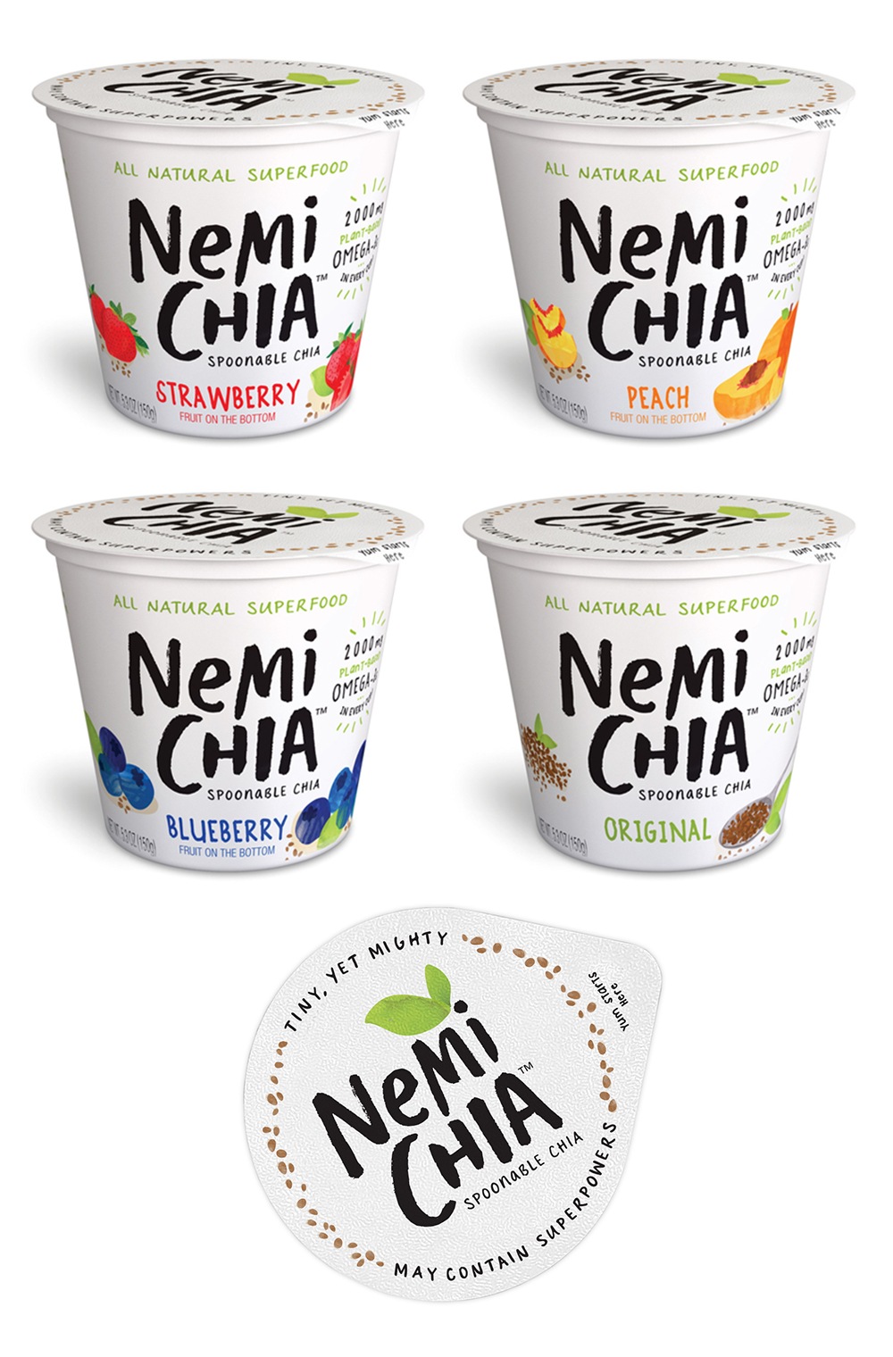 NemiChia - Brand Identity & Packaging Design