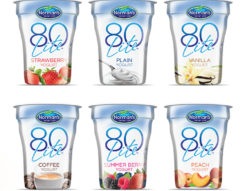 Branding and Packaging Design, 80 Lite Low Calorie Yogurt