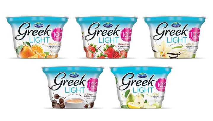 Branding - Packaging Design, Greek Light 100 Calorie Yogurt