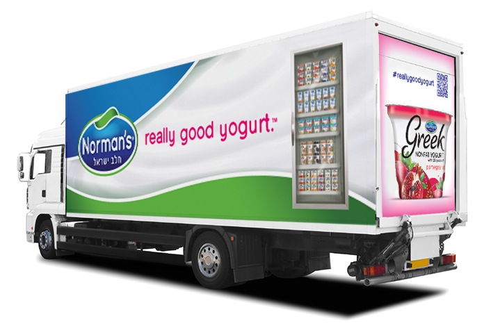 Refrigerated Truck Wrap for Norman's Dairy