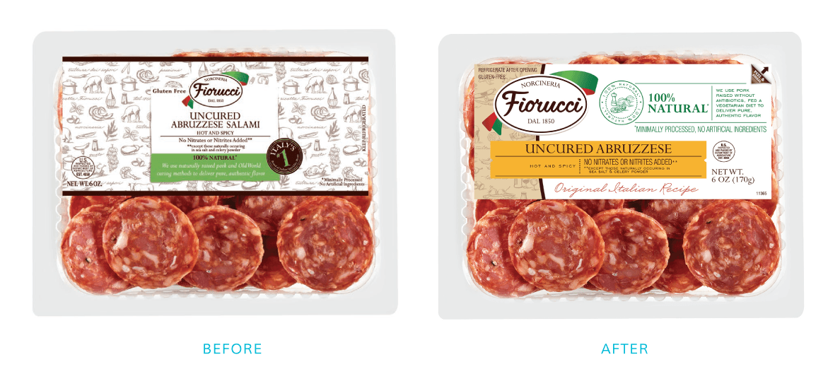 Before & After Packaging for Deli Meat