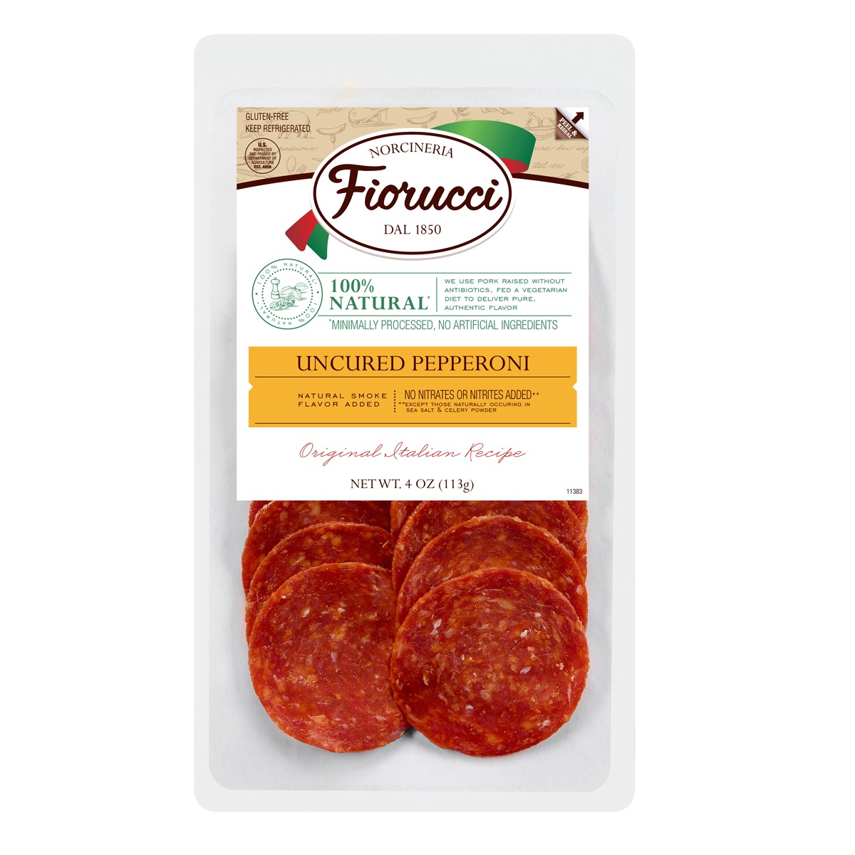 Fiorucci Foods™ Natural Deli Meat Packaging