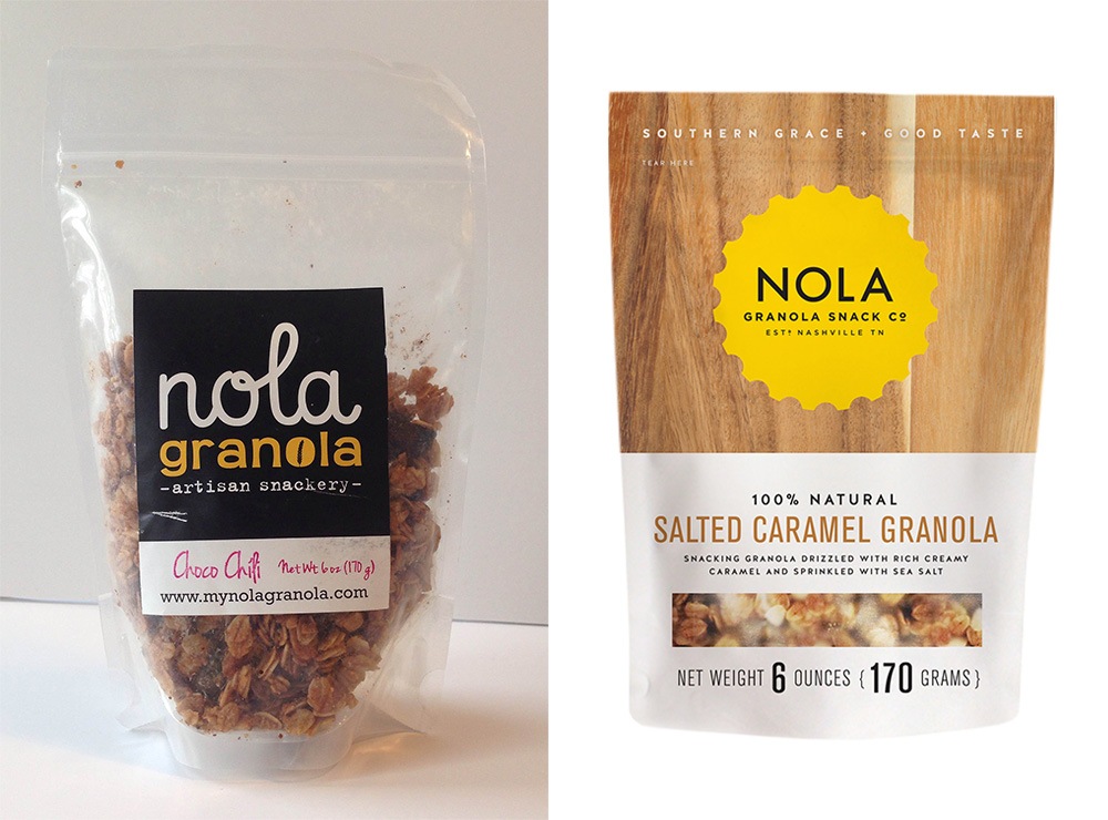Nola Granola - Before & After