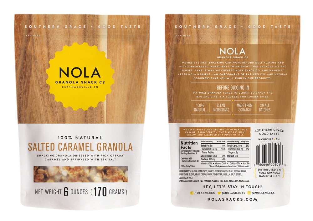 Nola Granola Caramel Package