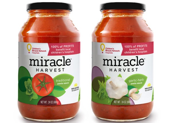 Miracle Harvest for Children's Miracle Network Hospitals® - Marinara Sauce Packaging & Branding