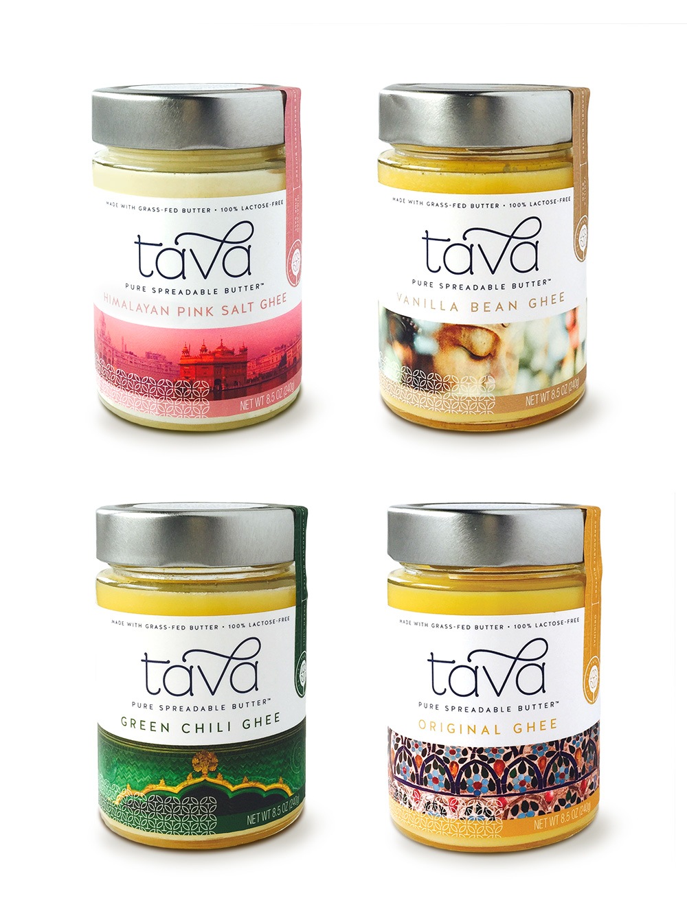 Tava - Flavored Ghee Jars - Branding & Packaging Design