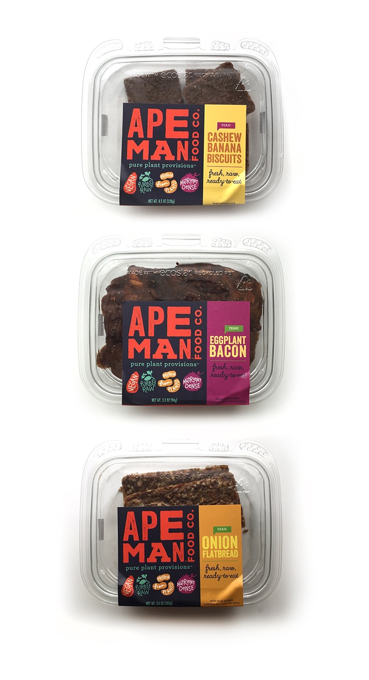 Ape Man Foods Raw Paleo Vegan Bread Packaging