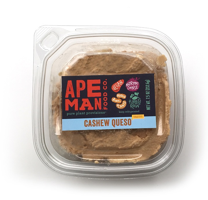 Ape Man Foods Raw Paleo Vegan Cashew Queso Spread