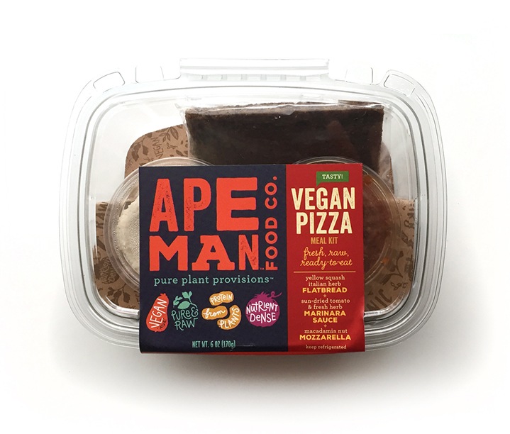 Ape Man Foods Raw Paleo Vegan Meal Kit Branding & Packaging