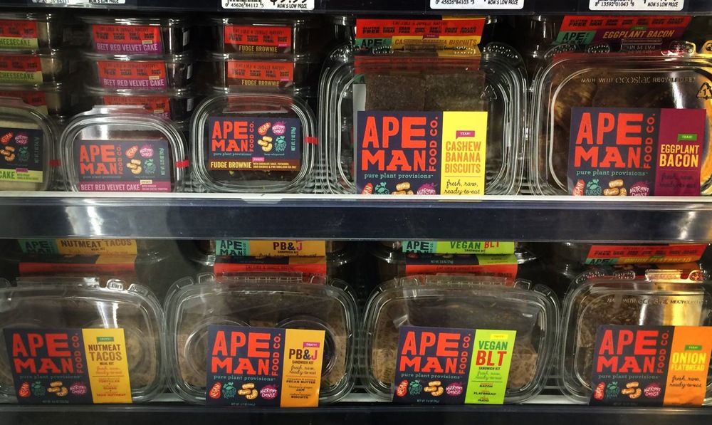 Ape Man Foods Packaging in Whole Foods