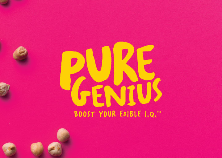 Pure Genius Logo - Miller Creative