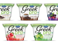 Norman's Greek Pro+ Yogurt Vibrant Packaging Design