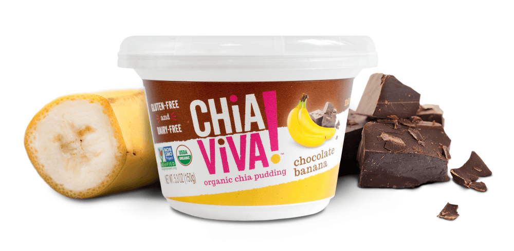 Branding and Packaging Design for Chia Viva Pudding by Miller