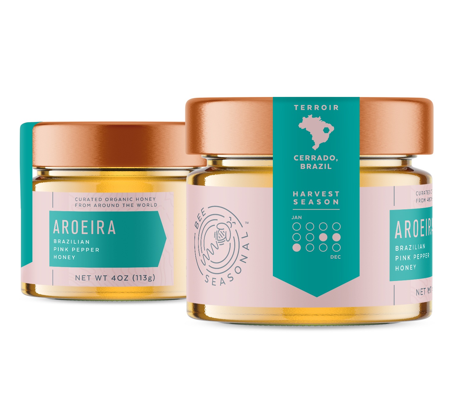 Bee Seasonal Honey Packaging Design