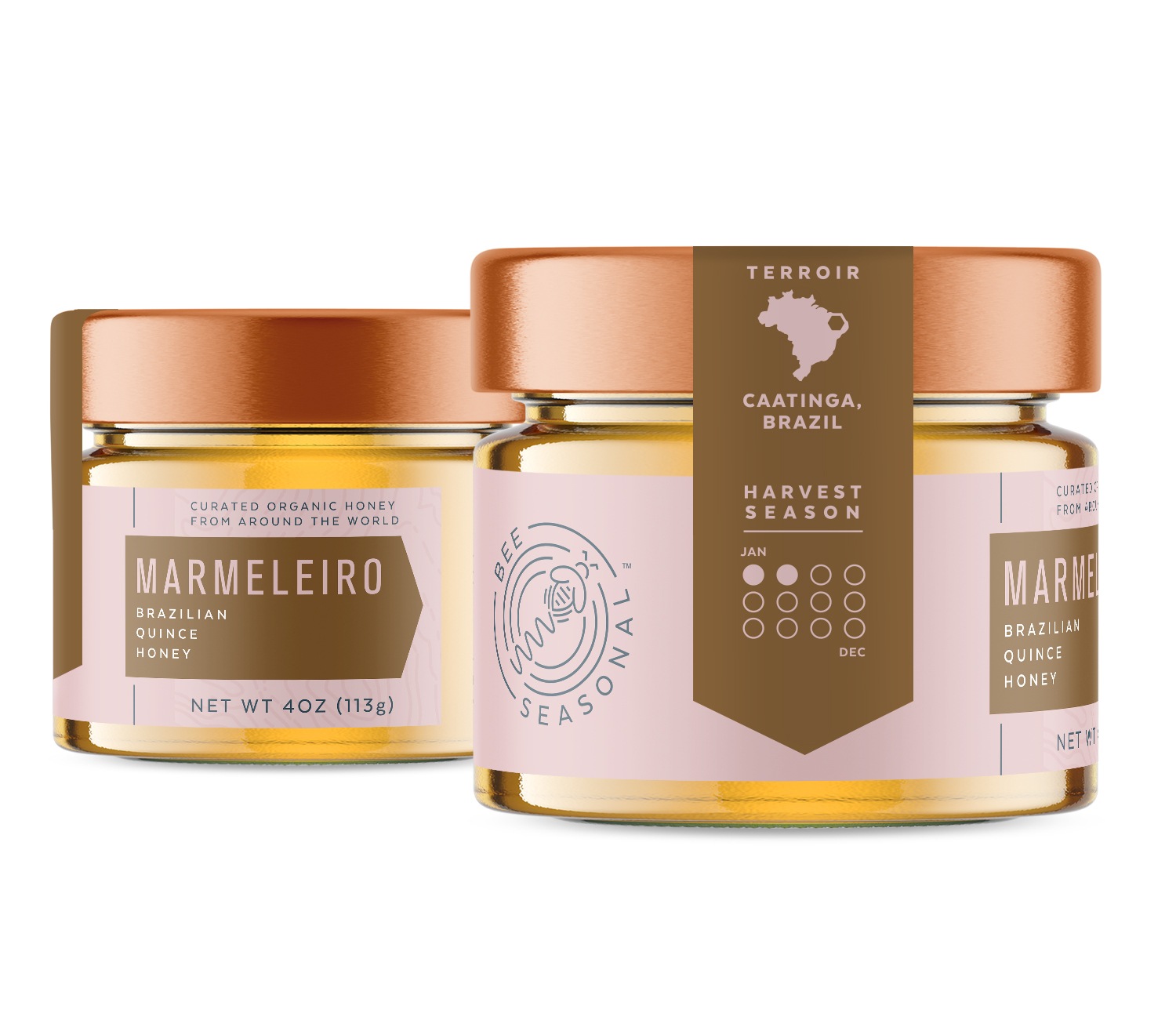 Bee Seasonal Honey Packaging Design