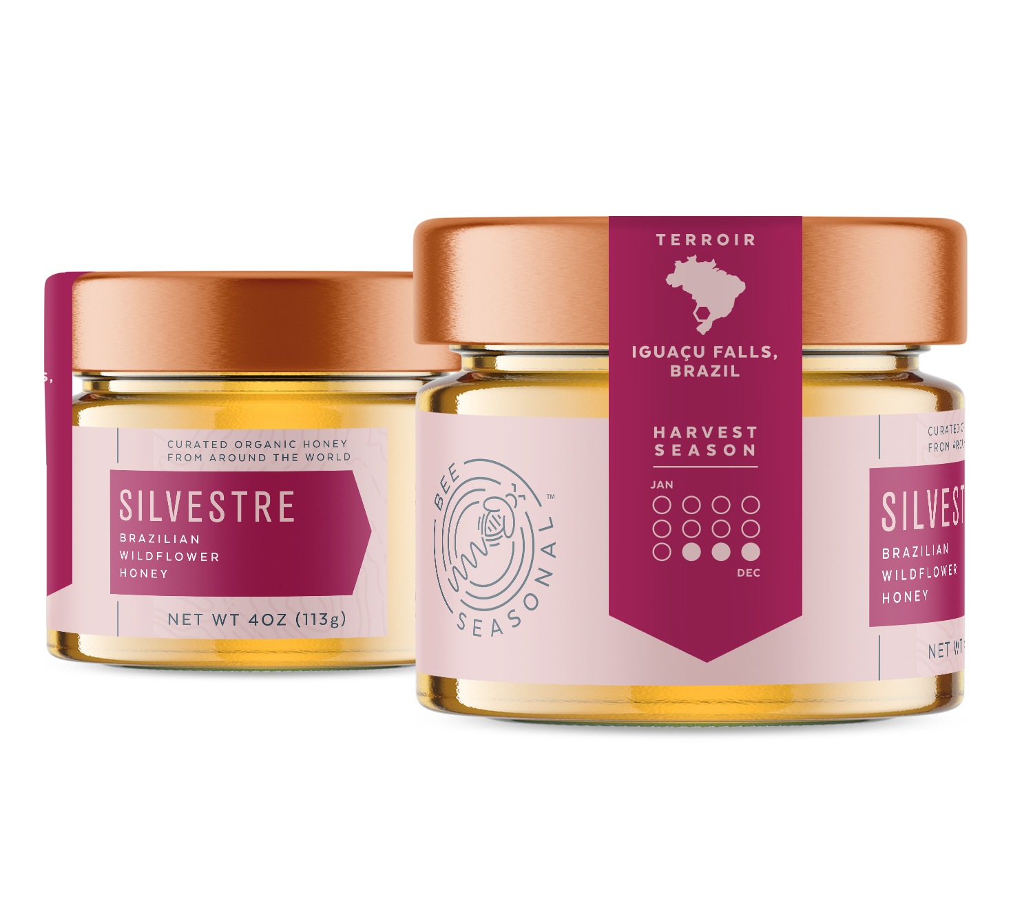 Bee Seasonal Honey Packaging Design