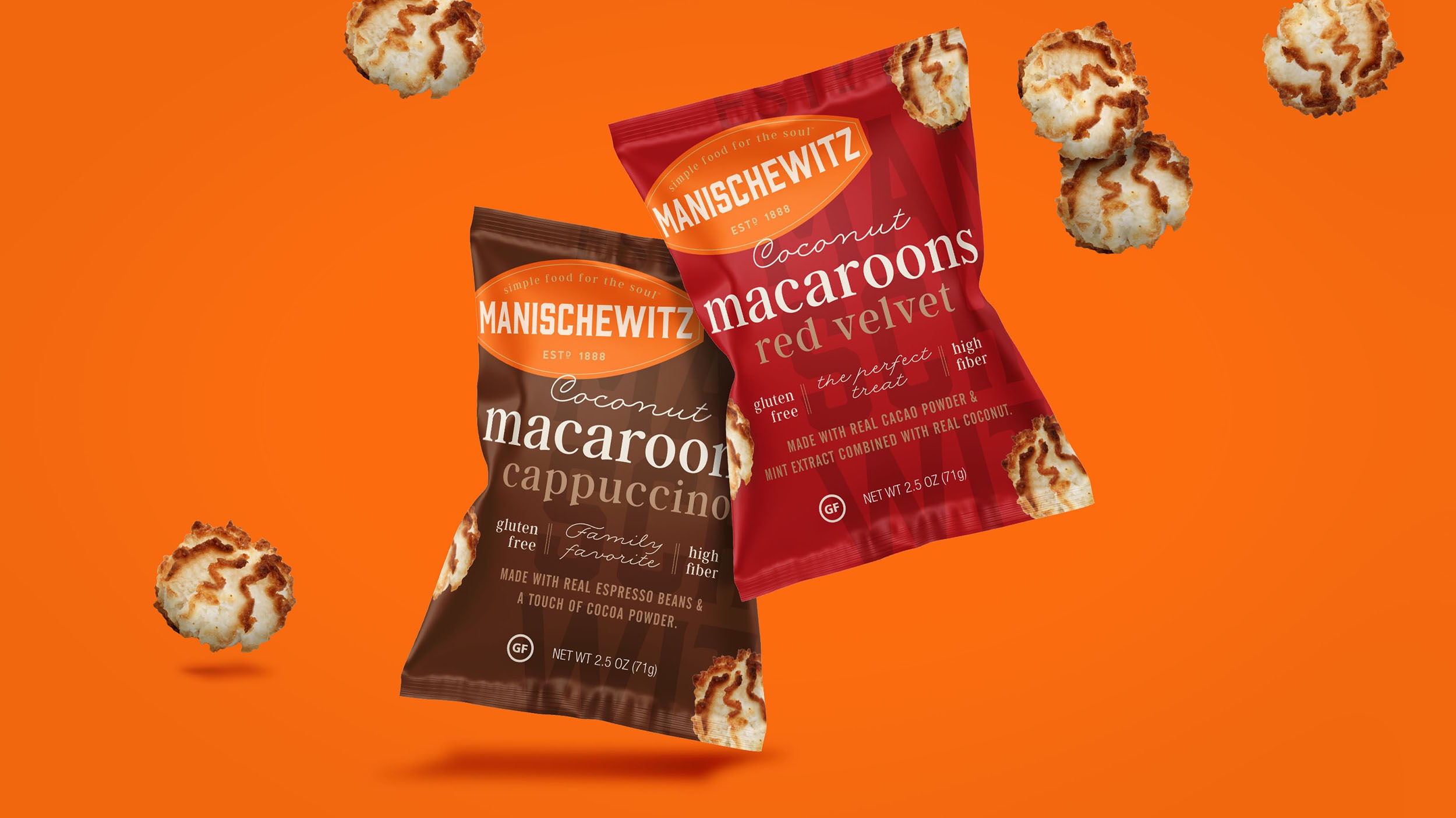 Manischewitz Rebrand - Macaroon Packaging