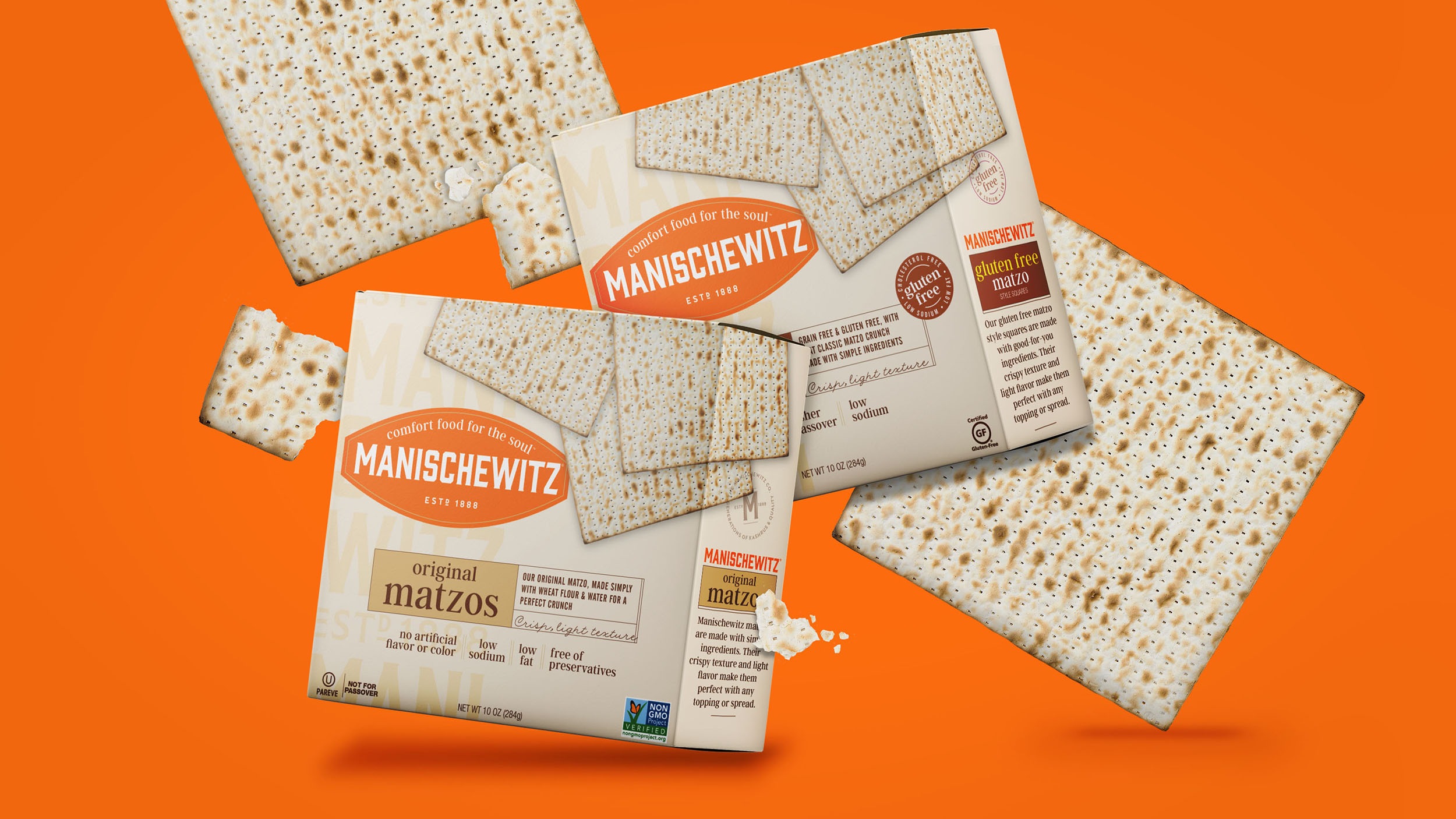 Manischewitz Rebrand - Matzo Packaging