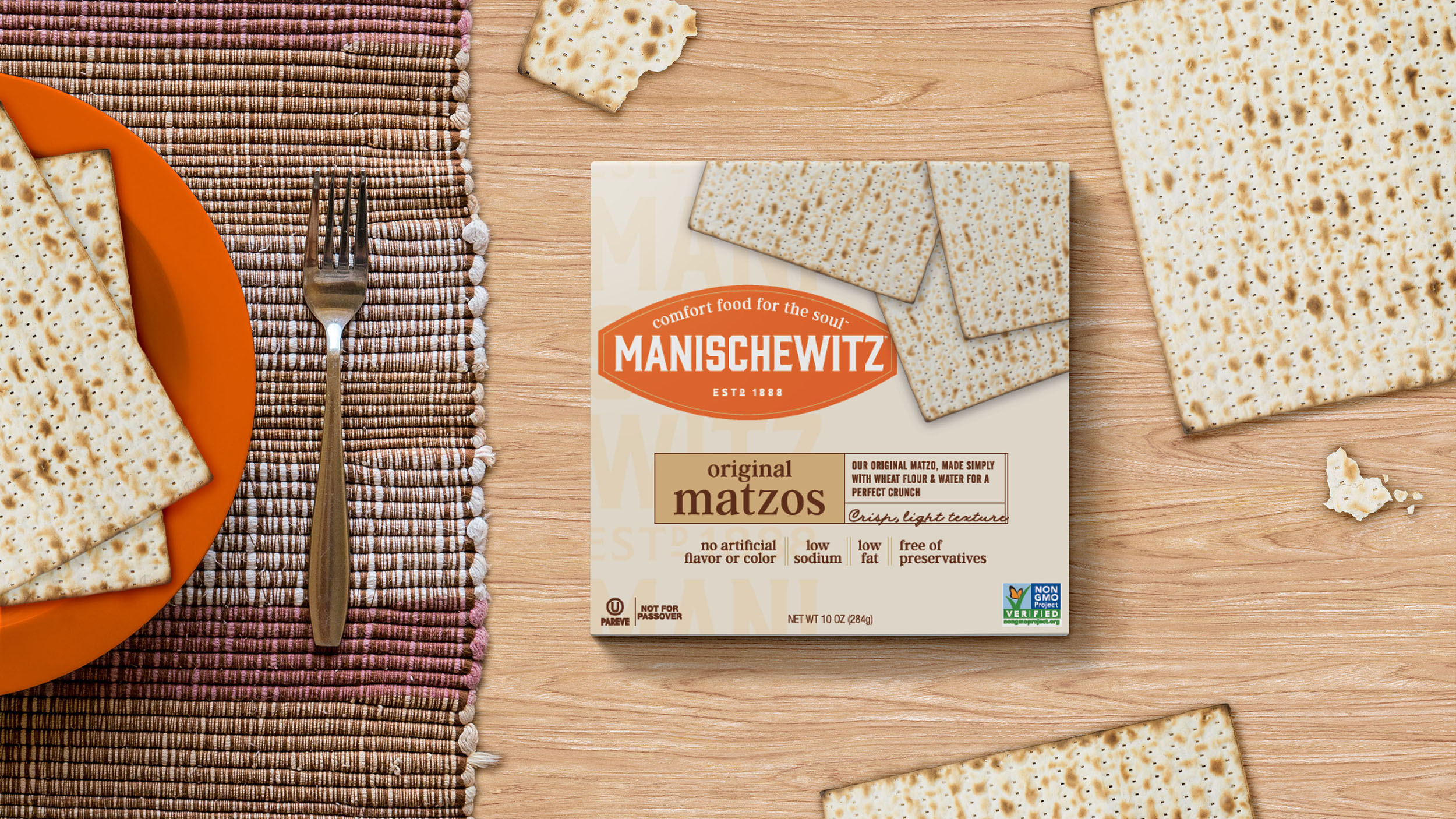 Manischewitz Rebrand - Matzo Packaging