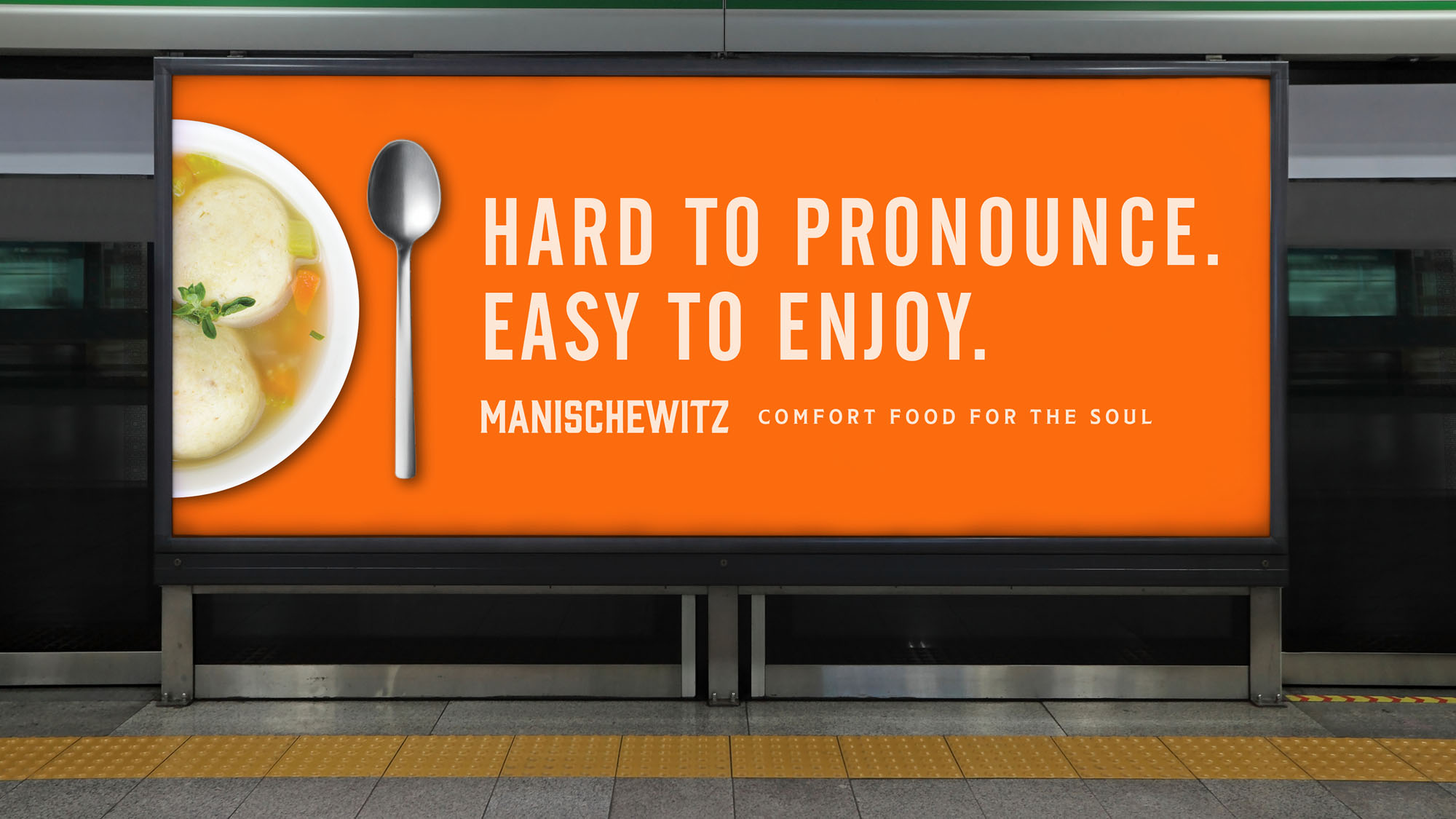 Manischewitz Rebrand - Marketing Billboard