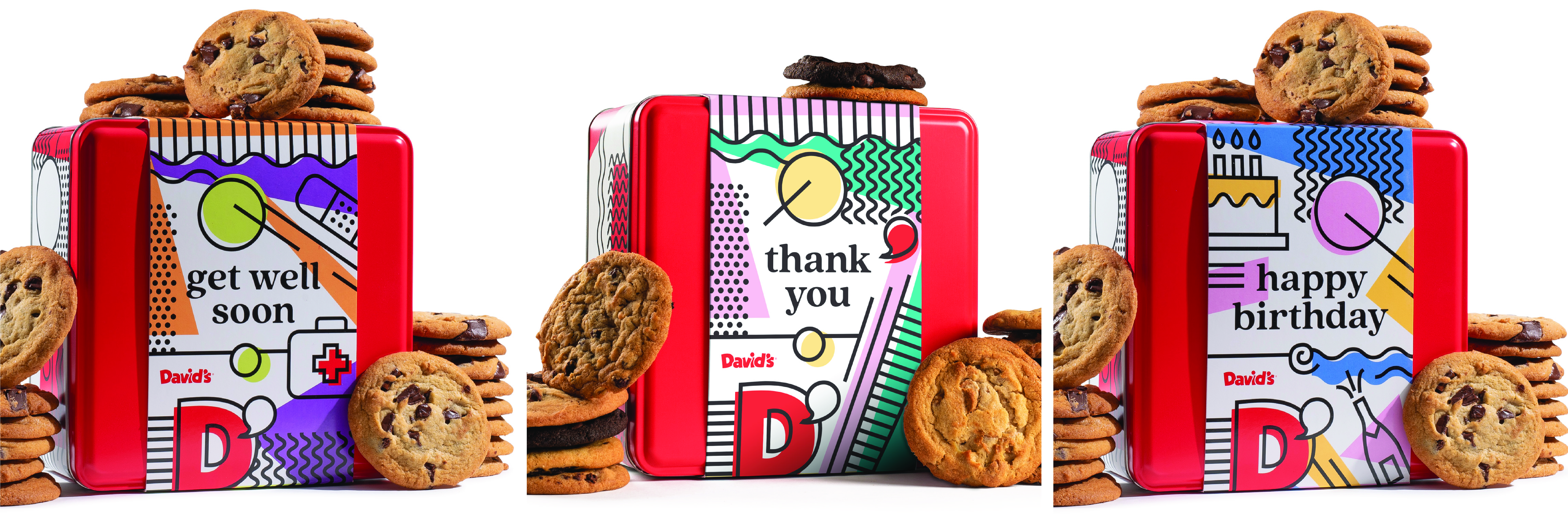 David's Cookies Tin Design - Branding by Miller Creative