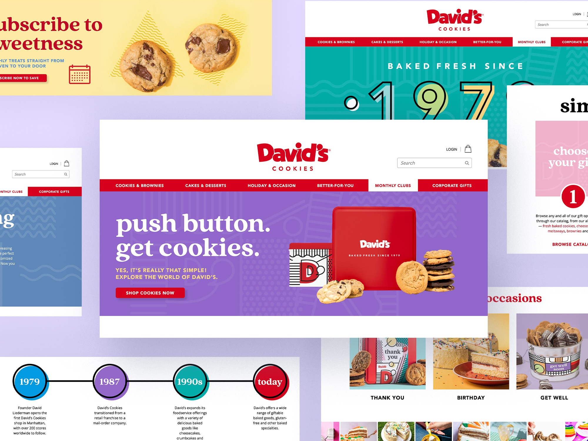 David's Cookies Web Design - Branding by Miller Creative