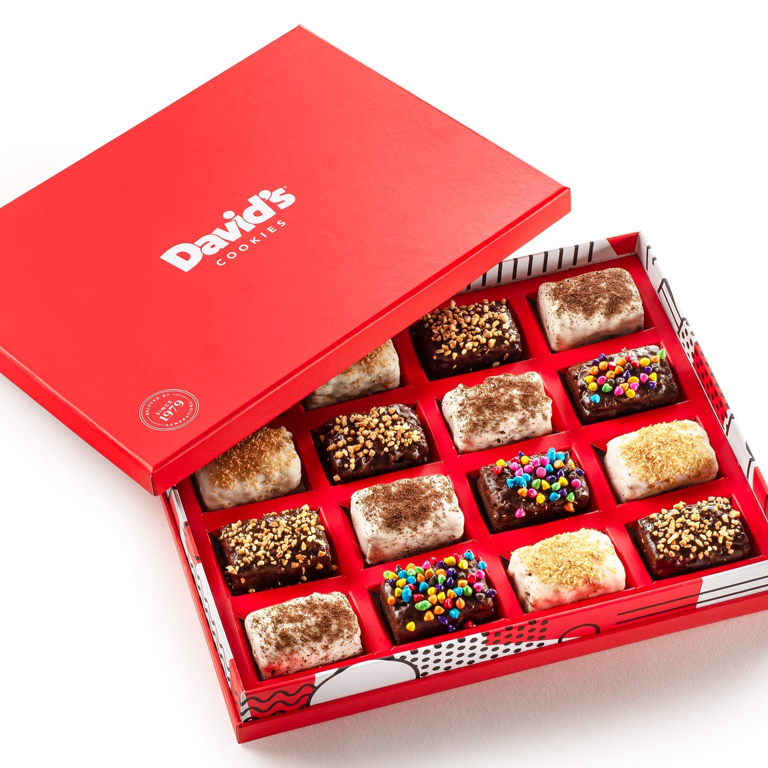 David's Cookies Brownie Bites Box Design - Branding by Miller Creative